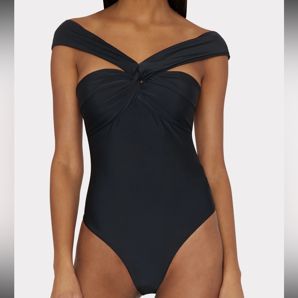 Milly "Betsy" Draped Bandeau One Piece (Size S)